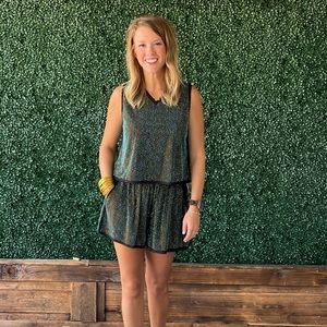 Queen Of Sparkles - Black Rainbow Rhinestone Active Tank